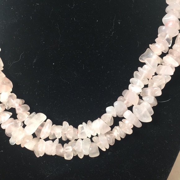Rose quartz necklace - Picture 2 of 3